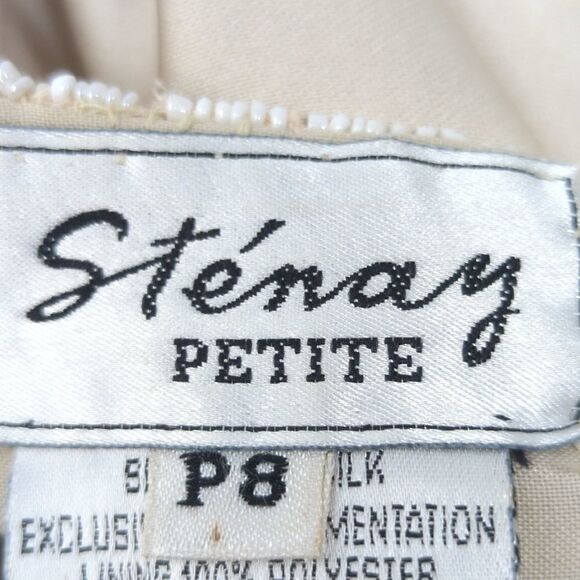 Steinay Silk Beaded Dress, Women's 8 Petite - Picture 12 of 13